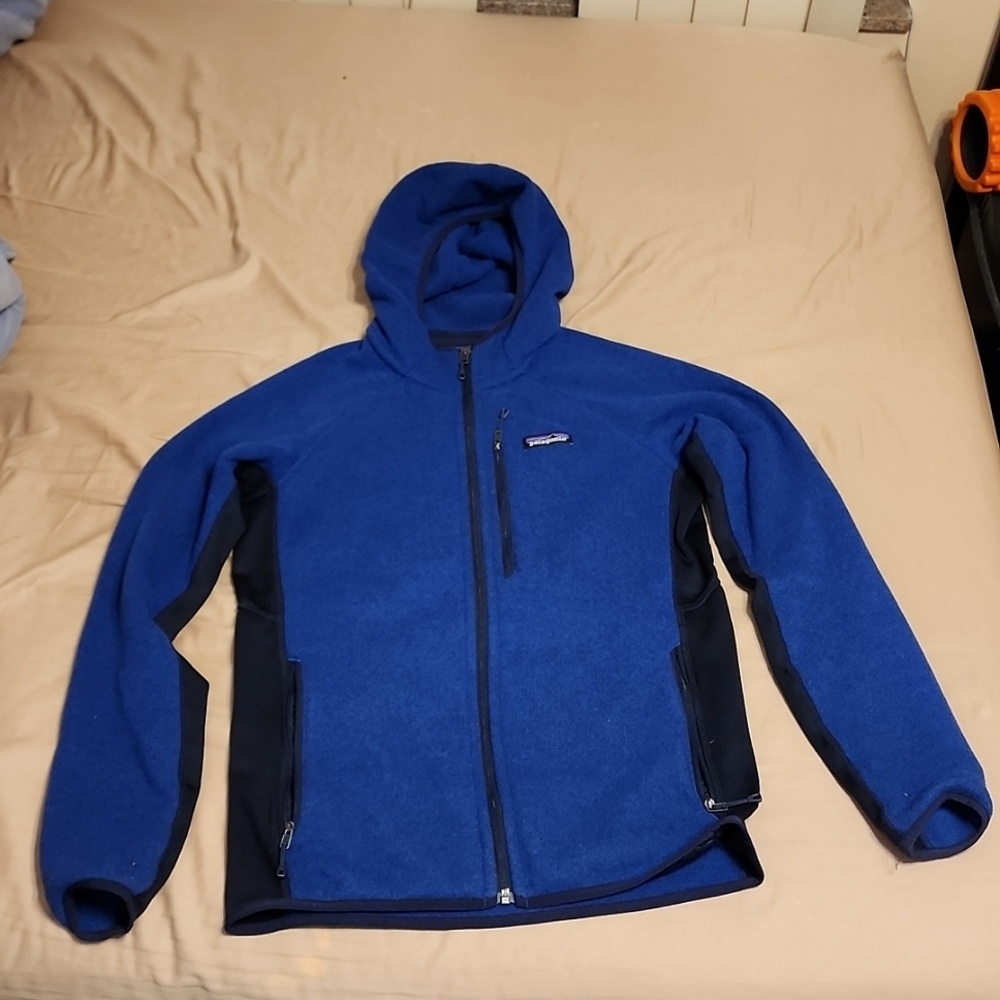 Patagonia blue better sweater hoodie